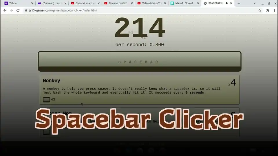 Spacebar Clicker